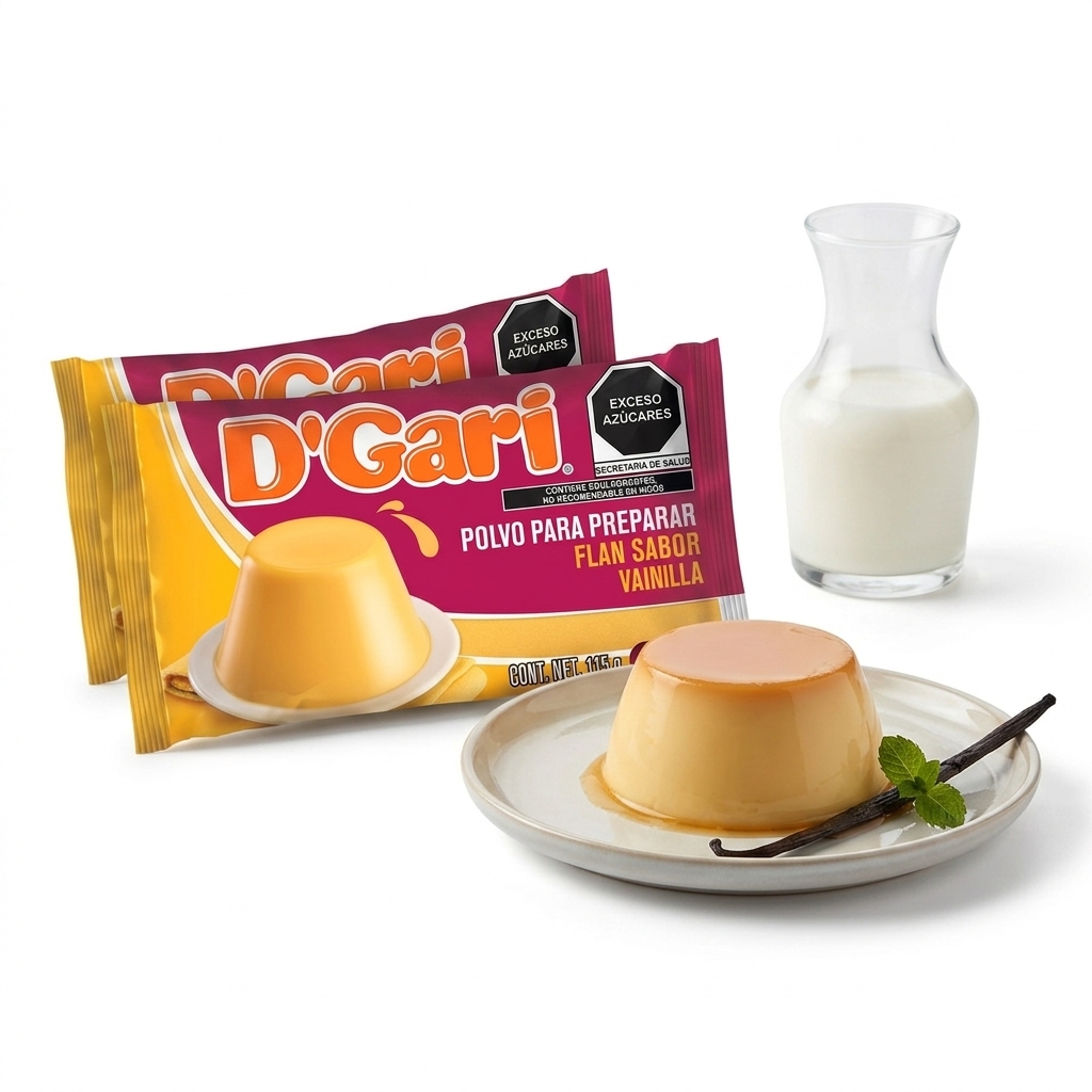 Flan sobre 100g